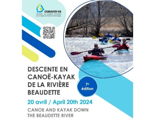 Descente en canoë-kayak de la rivière Beaudette – 20 avril 2024