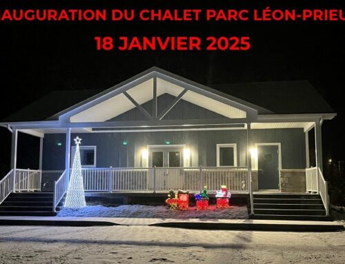 INAUGURATION DU CHALET PARC LÉON-PRIEUR  – Samedi 18 JANVIER 2025