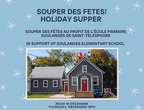 Souper des fêtes au profit de L’école Primaire Soulanges – 18 décembre 2025 / Holiday Supper in support of Soulanges Elementary School – December 18 2025