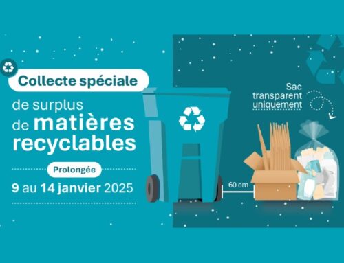 MATIÈRES RECYCLABLES | Collecte spéciale de surplus prolongée | 9 au 14 janvier 2025