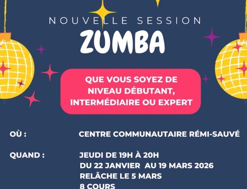 ZUMBA – Du 29 janvier au 26 mars 2026