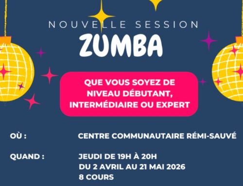 ZUMBA – Du 2 avril au 21 mai 2026
