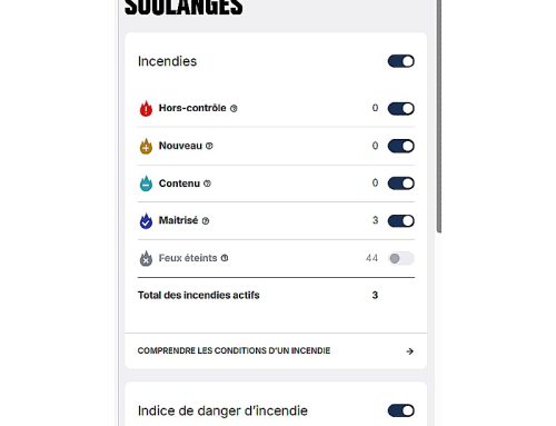 Situation présentement extrême pour les incendies – Une interdiction de faire des feux à ciel ouvert est actuellement en vigueur