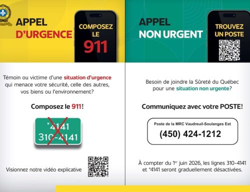 Retrait progressif des lignes téléphoniques 310-4141 et *4141